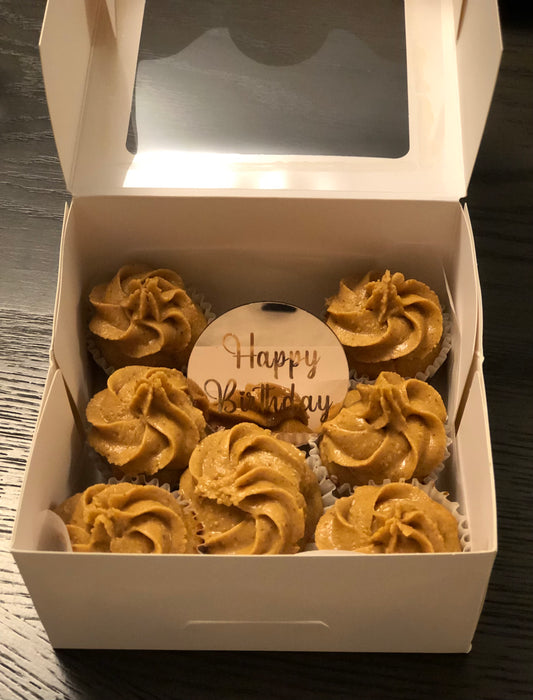 Peanut Butter & Banana Mini Gluten-free Pupcakes