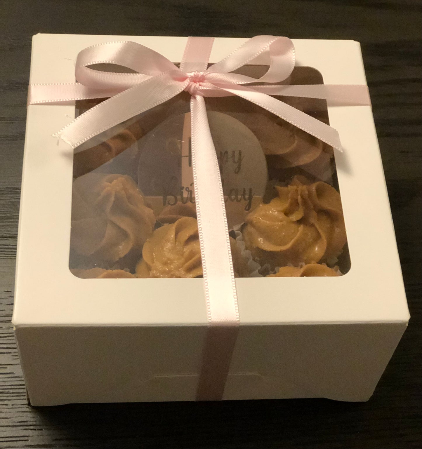 Peanut Butter & Banana Mini Gluten-free Pupcakes