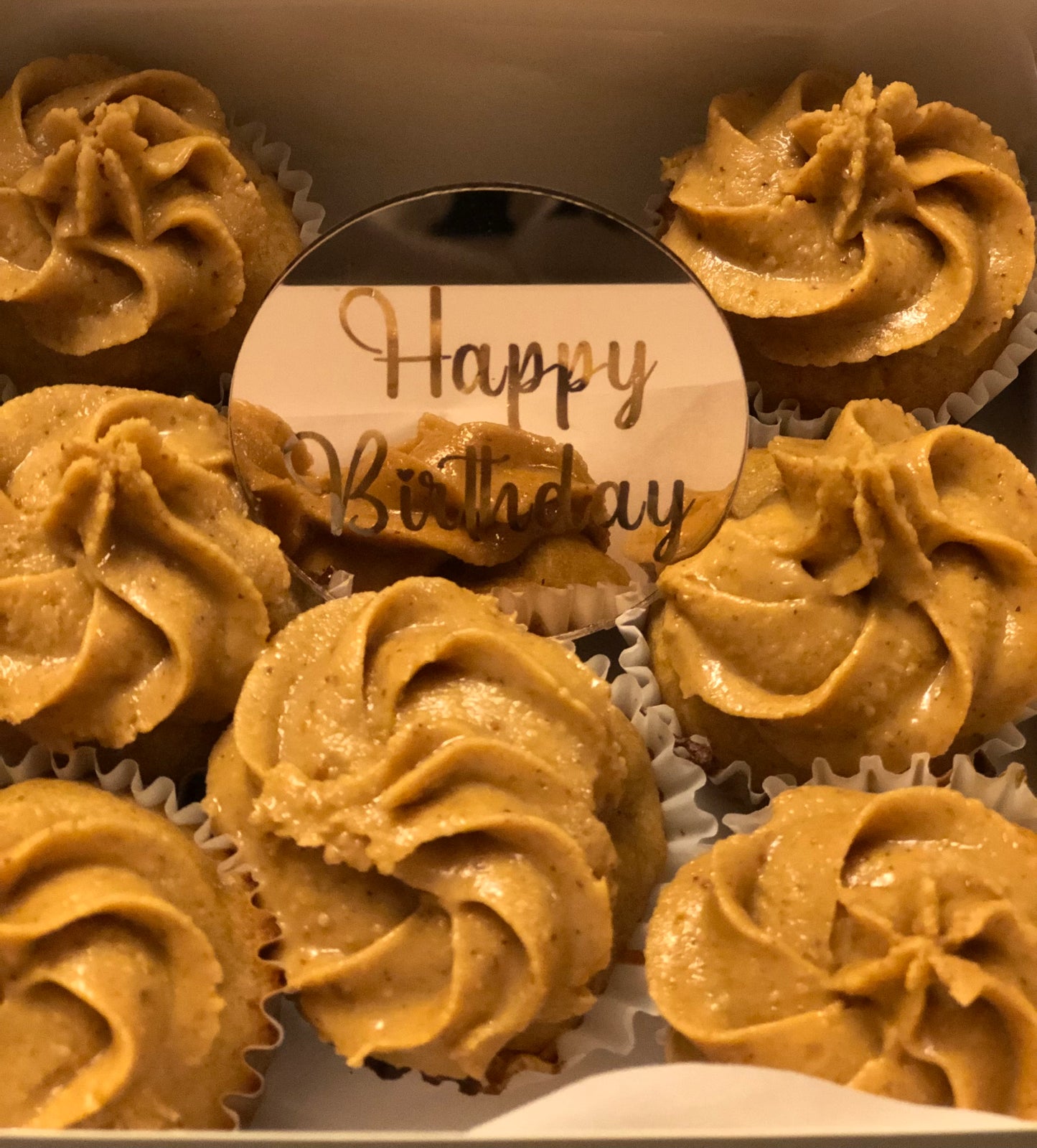 Peanut Butter & Banana Mini Gluten-free Pupcakes