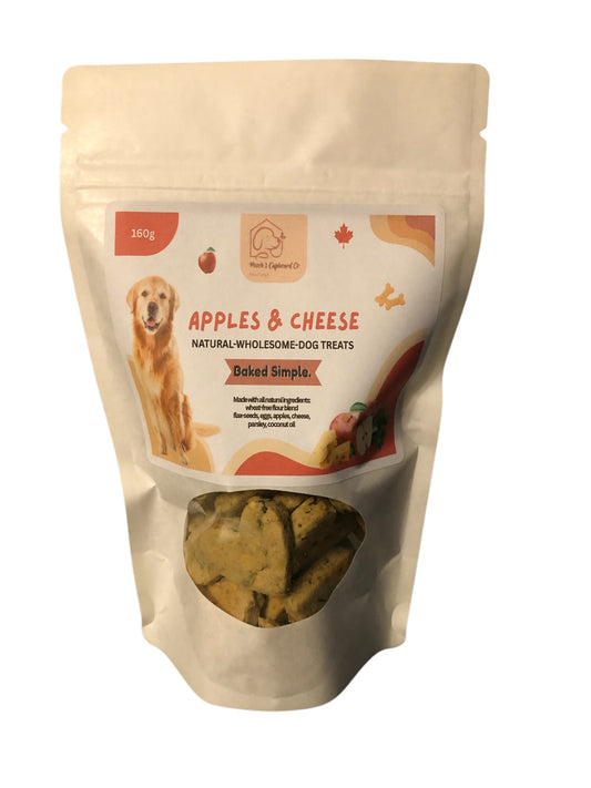 Apples & Cheese Gluten-free Dog Treats