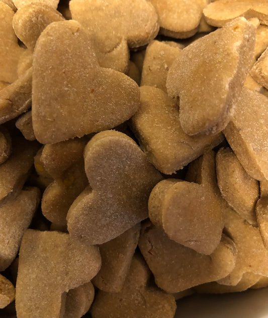 Peanut Butter & Banana Gluten-free Dog Treats
